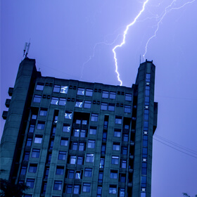 Facilities Management - Lightening protection network testing 1