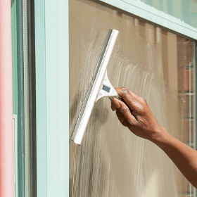 Facilities management window cleaning